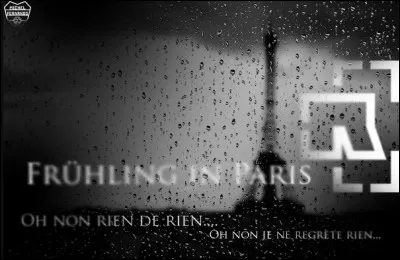 Complétez : 
"Ein Flüstern fiel mir in den..."