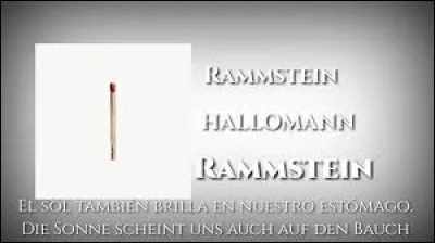 Complétez : 
"Sing für mich, komm,..."