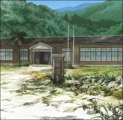 Le bâtiment de cette classe est à l'écart.