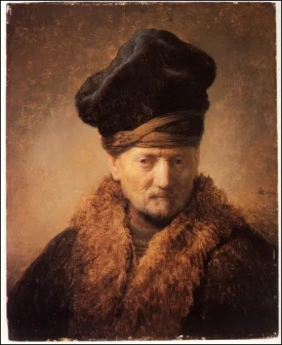 Qui a r&eacute;alis&eacute; le portrait de ce "Vieillard au bonnet de fourrure" ?