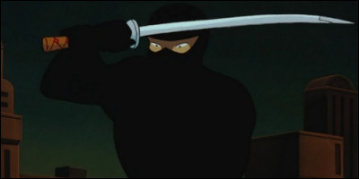 Comment s'appelle le ninja qui cherche à détruire Bruce Wayne ?