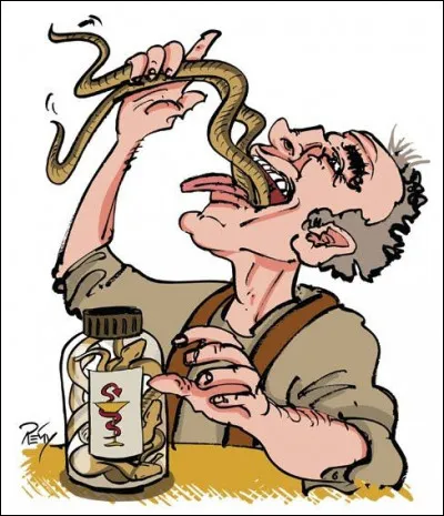 Comment traduit-on l'expression "avaler des couleuvres" ?