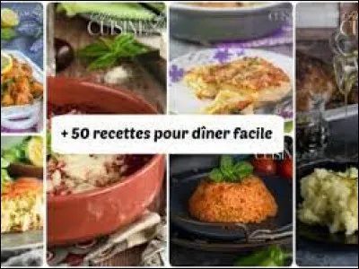 Si tu devais cuisiner pour tes copines, tu ferais :