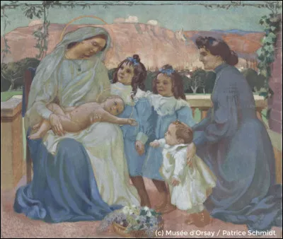 Qui a peint Madame de la Laurencie et ses enfants ?