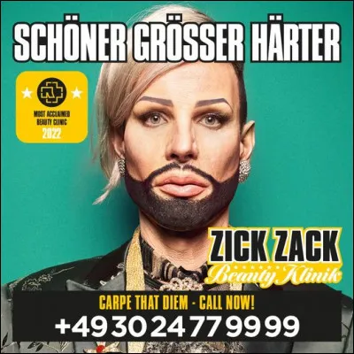Complétez : 
"Zick Zack, Zick Zack, schneid es..."