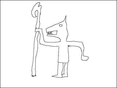 Qui est représenté sur ce dessin ?