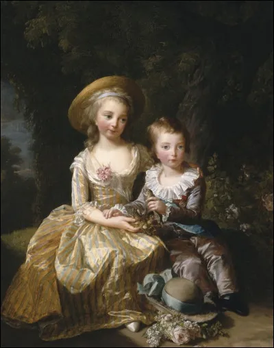 À qui doit-on le portrait de "Marie-Thérèse et son frère le dauphin" ?
