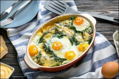 Avec quels légumes prépare-t-on des ufs à la florentine ?