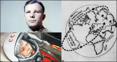 Quel est le premier homme mis sur orbite autour de la Terre le 12 avril 1961 ?