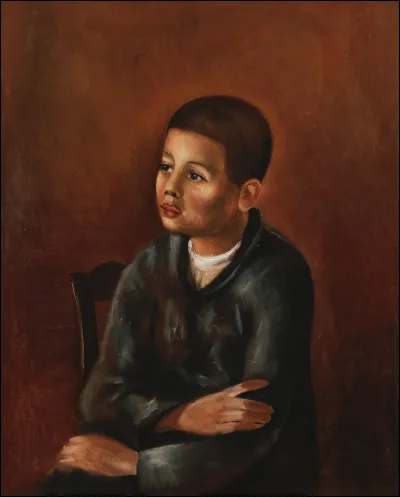Qui a fait le portrait de ce petit garçon assis ?