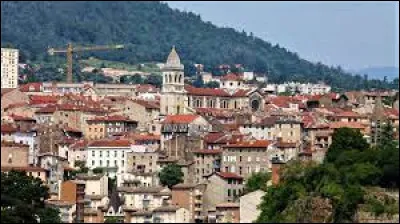 Sa ville la plus peuplée est Annonay avec 16 000 habitants :