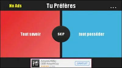 Tu préfères