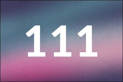 En base décimale, comment s'écrit 111 lorsqu'il l'est en base 2 ?