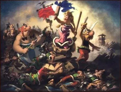 Quels personnages se sont gliss�s dans la toile de Delacroix ?
