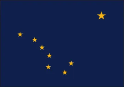 Bonus : que représente le drapeau de l'Alaska ?