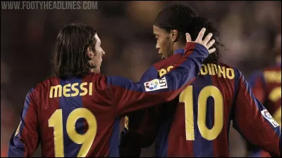 Quel est le premier numéro de Messi ?