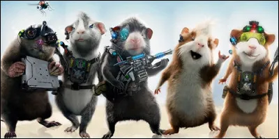 Quel film d'animation rassemble des cochons d'Inde, une taupe et une mouche afin de sauver le monde ?