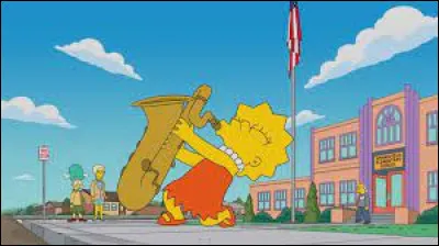 Dans la célèbre famille "Simpson", qui joue du saxophone ?