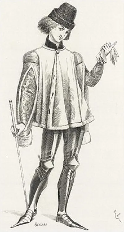 Comment s'appelait le v&ecirc;tement flottant du XVe si&egrave;cle, ouvert sous les bras, pourvu de manches courtes, avec ou sans ceinture, souvent utilis&eacute; pour la chevauch&eacute;e et par les h&eacute;rauts ?