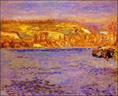 Vers 1910, quel nabi a réalisé cette toile intitulée ''La Seine à Vernonnet'' ?