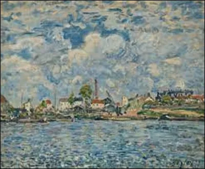 ''La Seine au point du jour'' est une huile sur toile réalisée en 1877. De ces trois impressionnistes, lequel a immortalisé cette scène ?