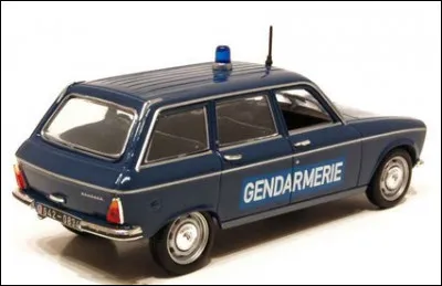 Quel est ce break de la gendarmerie dans les années 70-80 ?