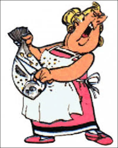 Sa femme est toujours là pour l’aider avec les poissons ! Comment s’appelle-t-elle ?