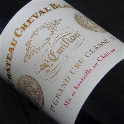 Le château Cheval Blanc est un vin de...