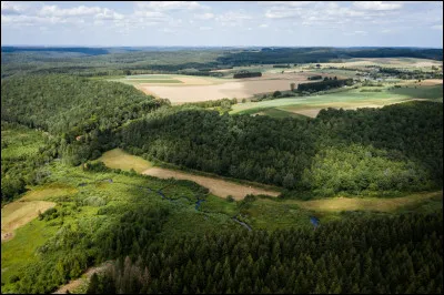 Le point culminant du département est à 501 mètres d'altitude, sur le versant méridional de la Croix-Scaille :