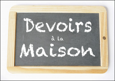 Le prof ramasse les devoirs maison et tu as complètement oublié de faire le tien...