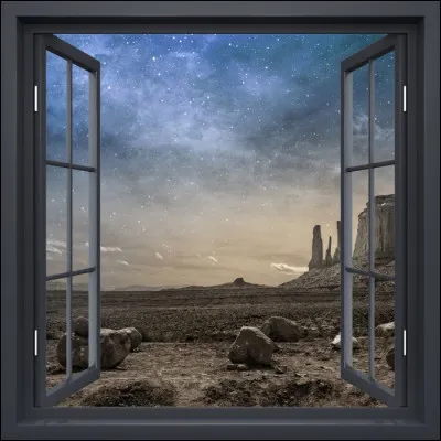 À qui doit-on le titre "Fenêtre sur désert" ?