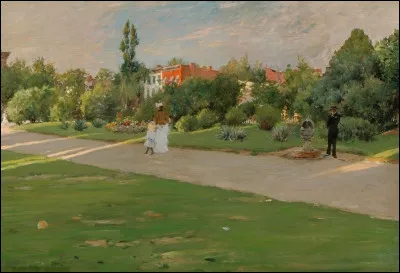 "Parc à Brooklyn" est l'uvre de quel impressionniste américain ?