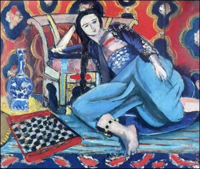 Qui a réalisé "Odalisque sur un fauteuil" ?