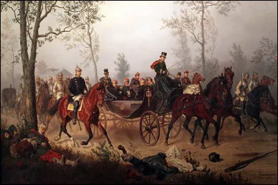 Napoléon III fut fait prisonnier par les Allemands lors de cette bataille.