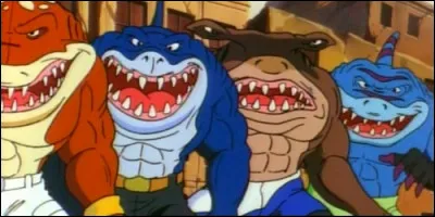 Quel est le nom de famille des quatre frères qui se métamorphosent en hommes-requins dans "Street Sharks" ?