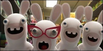 Quel est l'objectif des Lapins Crétins dans le dessin animé du même nom ?