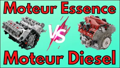 Quelle est la différence d'utilisation entre un moteur diesel et un moteur essence ?
