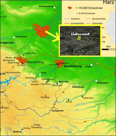 Alors qu'à Halberstadt (Saxe-Anhalt), ils n'étaient que 8 hommes de bonne constitution. Une particularité : par l'analyse des isotopes de strontium contenu [...où donc ?], ils n'étaient pas de la région !