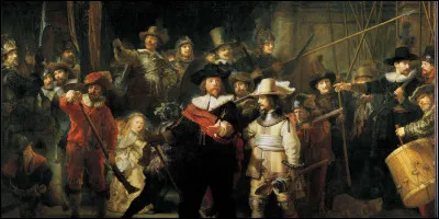 Par quel peintre le tableau ''La Ronde de nuit'' exposé au Rijksmuseum d'Amsterdan a-t-il été peint ?