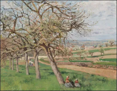 Qui a peint "Pommiers en fleurs" ?