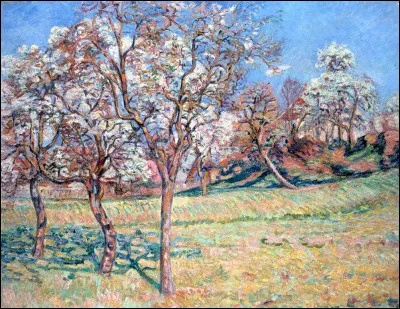 Qui a peint "Les pommiers à Damiette" ?