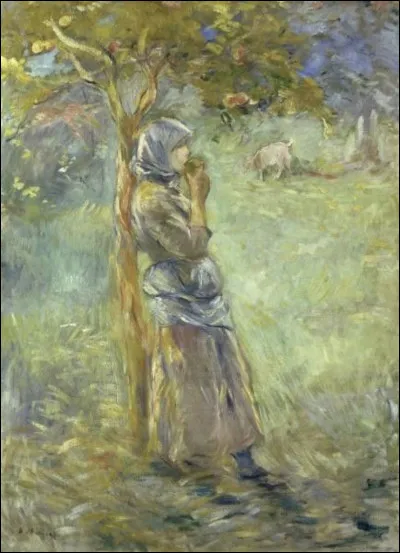 Qui a peint "Sous le pommier" ?