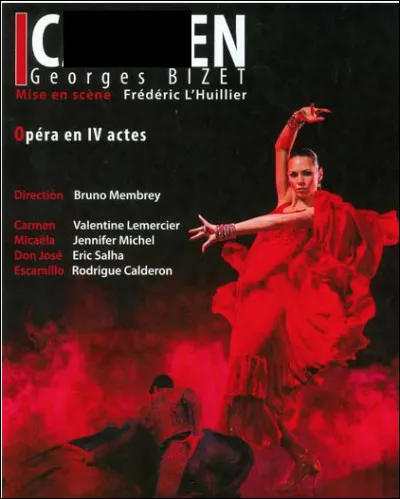 Quel est cet opéra-comique de Georges Bizet, oeuvre créée en 1875 ?