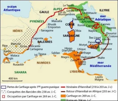 Quand a été détruite Carthage ?