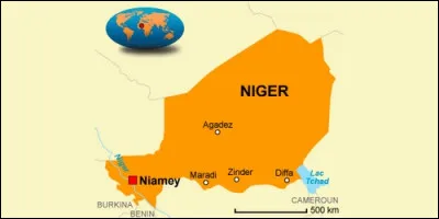 Avec lequel de ces pays le Niger n'a-t-il pas de frontière ?