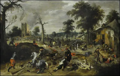 La guerre de Trente ans qui ravage l'Europe centrale et se termine par la paix de Westphalie est un un événement du ... siècle.