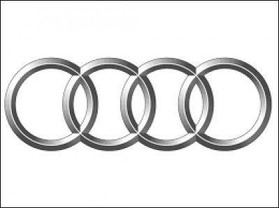 Quelle est cette marque représentée par quatre anneaux, et dont le nom est également composé de quatre lettres ?