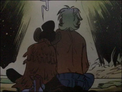 Qui console Franck à la dernière page ?