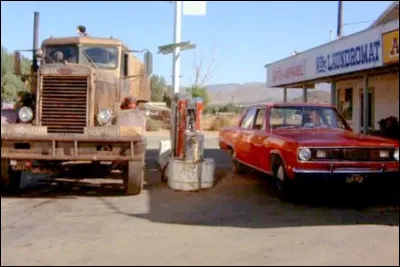 Dans quel film de Spielberg retrouve-t-on cette séquence de la station-service ?
