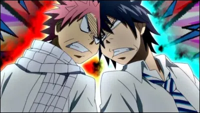 Avec qui Natsu se dispute-t-il tout le temps ?